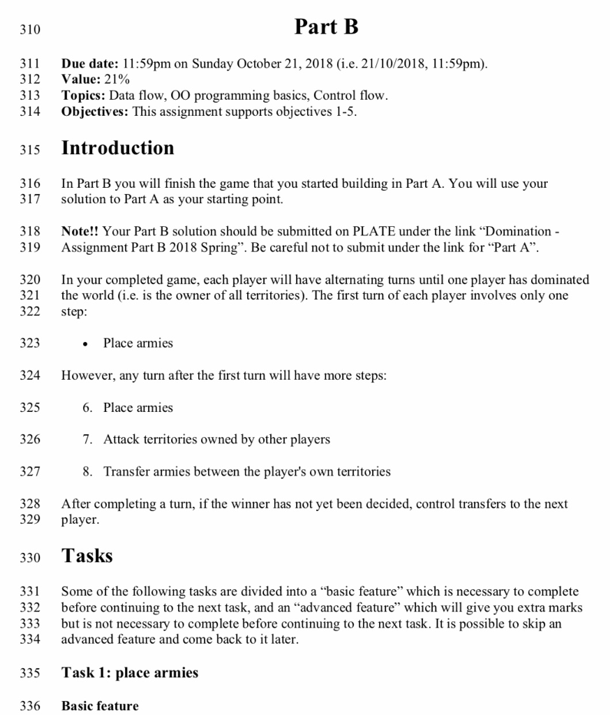 Can someone please give me the code for part B tasks 1