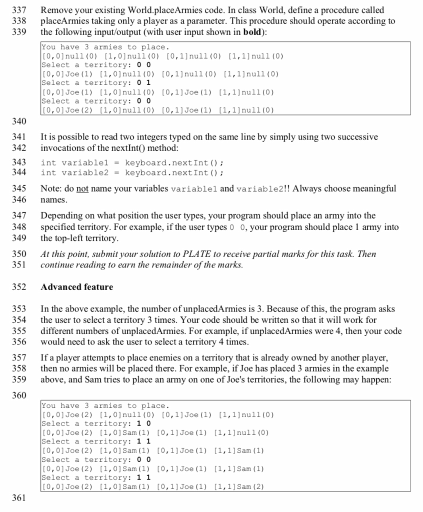 and 2 please. The code for part A was : public class