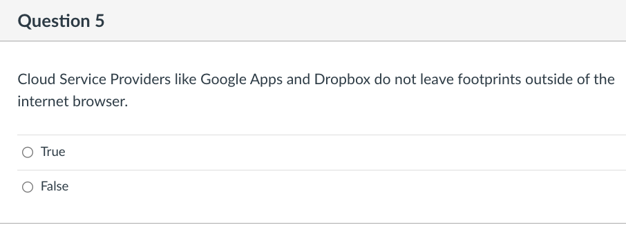  Cloud Service Providers like Google Apps and Dropbox do not leave