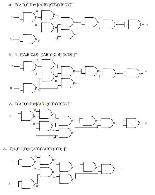 B, C, D) (1,3,4,5,8,9,10,11,12,13) i- F(A,B,C.D) can be converted into maxterms using