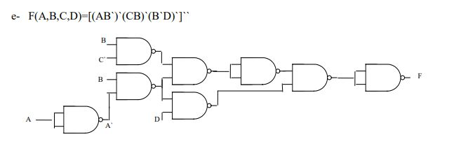 the complement. Which one of the following represents the correct product of