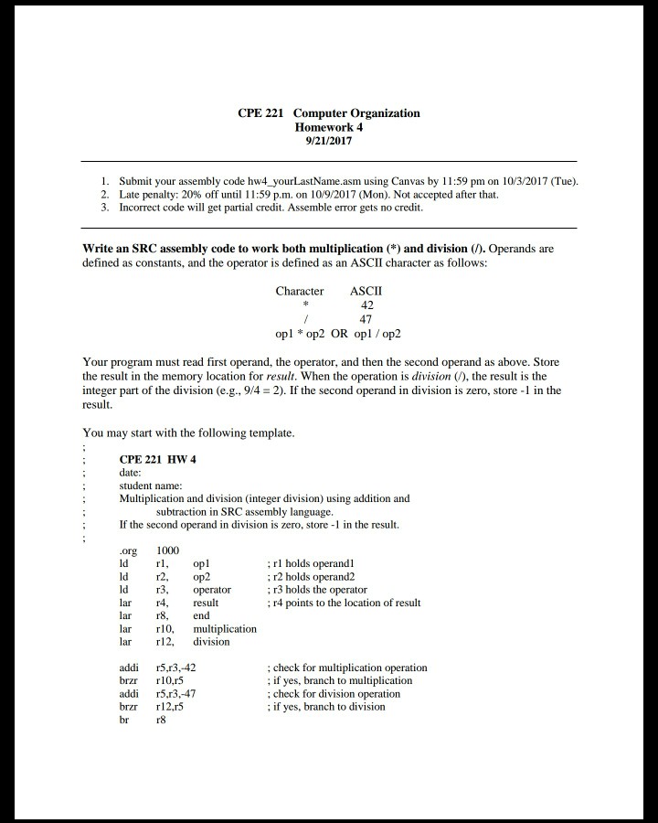  Need help using linux CPE 221 Computer Organization Homework 4 9/21/2017