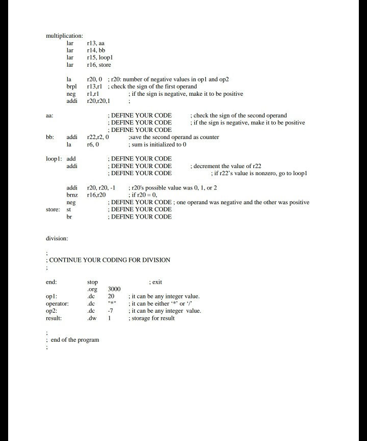 1. Submit your assembly code hw4 _yourLastName.asm using Canvas by 11:59 pm