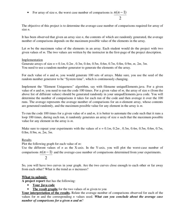 Given an array determine whether the elements in the array are distinctly