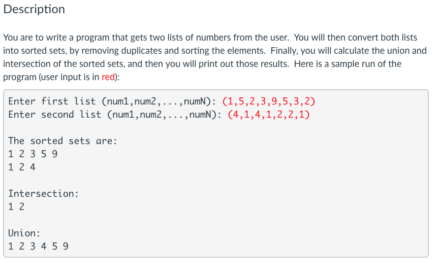 a collection of elements with no duplicates. From the list [1,4,3,1,2,3,4,1,2), we