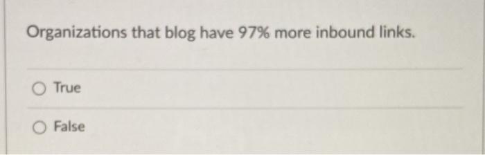 Organizations that blog more than 20 times per month get 5 times