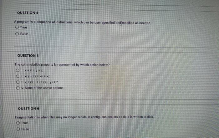 help! A program is a sequence of instructions, which can be user