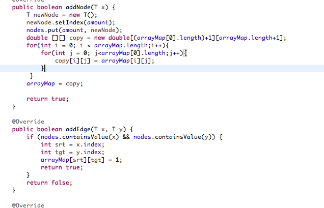 am struggling with the removeNode method. Removing a node at the end