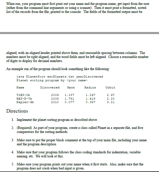 applications of computer science. Java has built-in sorting methods that allow you