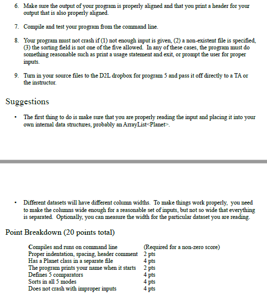 to quickly and efficiently sort items in different ways. In this program,