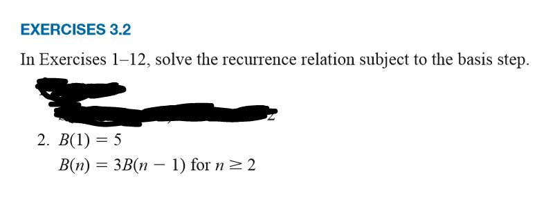 Discrete Structures - Recursion, Recurrence Relations, and Analysis of Algorithms Need help