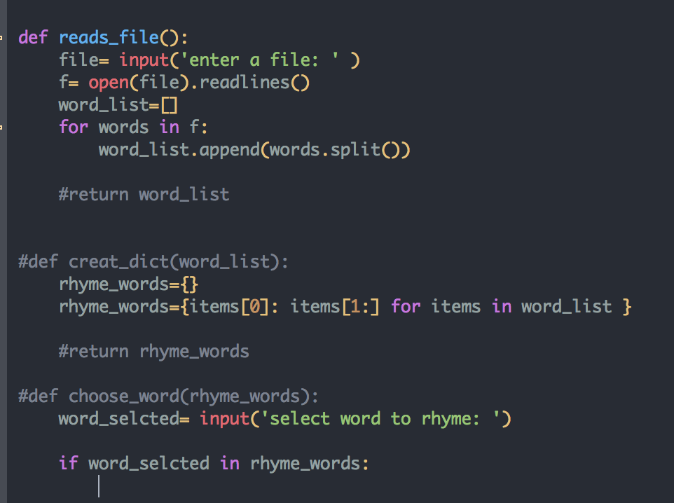 This is a python 3 program: I have this program where it