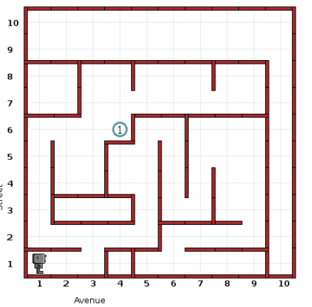 PYTHON Program Reeborg to traverse a maze looking for a beeper that
