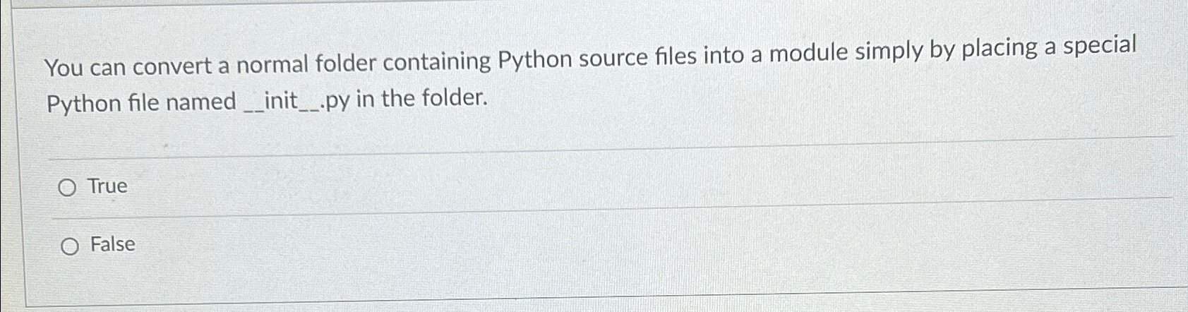  You can convert a normal folder containing Python source files into