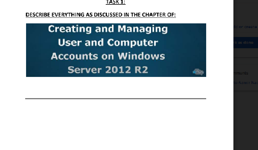 2012. ONCE COMPLETED ISSUE A NOTE ALONG WITH TASK 1 THAT YOU