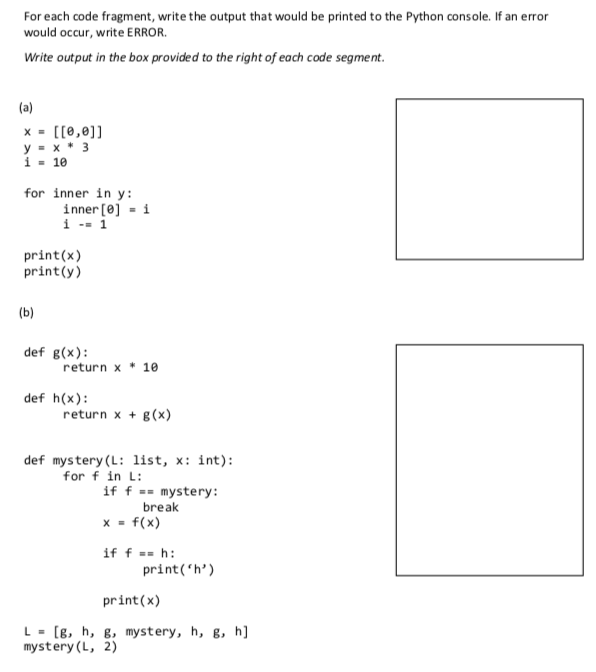 -init--(self, a: int, b: [str]): selffoo -a - def get_foo(self): return self._foo
