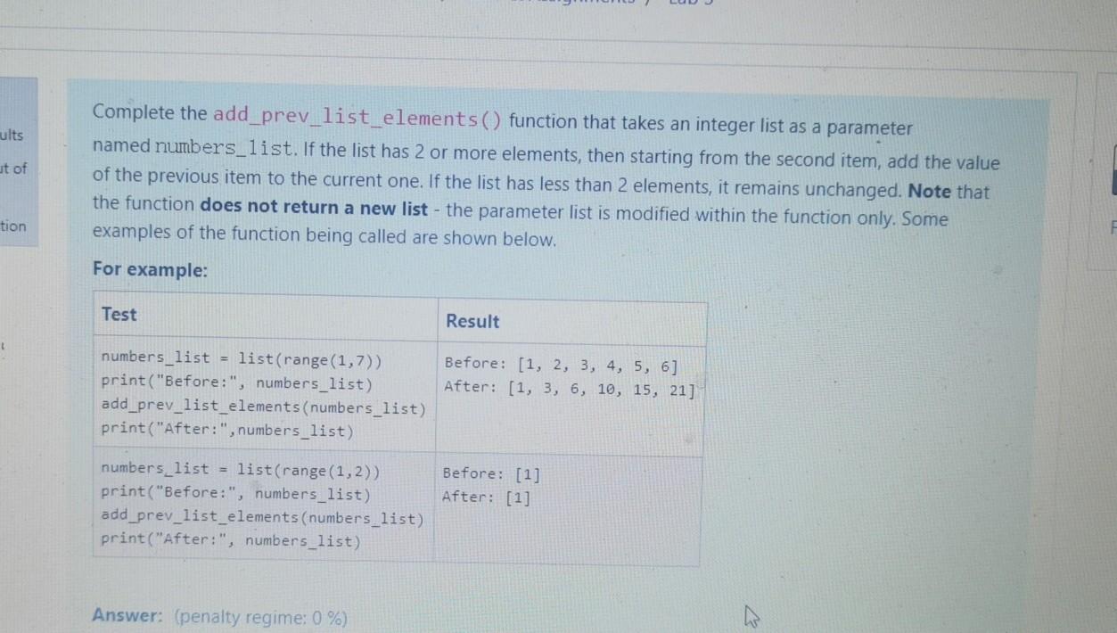  show me the solution plz python and tell me the mistake
