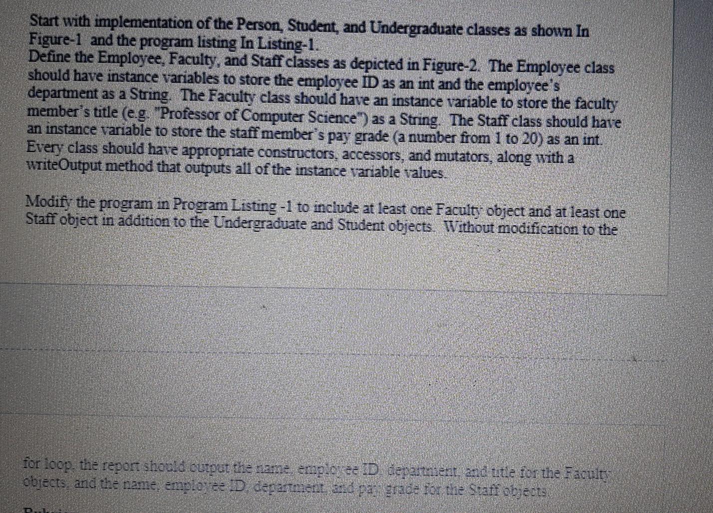 the polymorphism demo in program listing-1. mame Suma AtNamestring BUNAMAvoid WTTAQ.artol hassameName