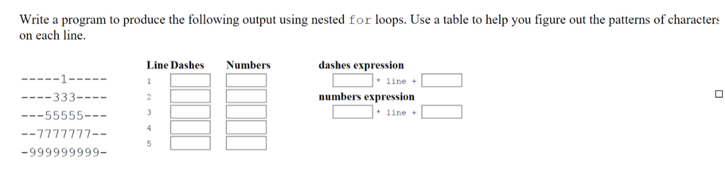 PLEASE USE JAVA. Thank you :) Write a program to produce the