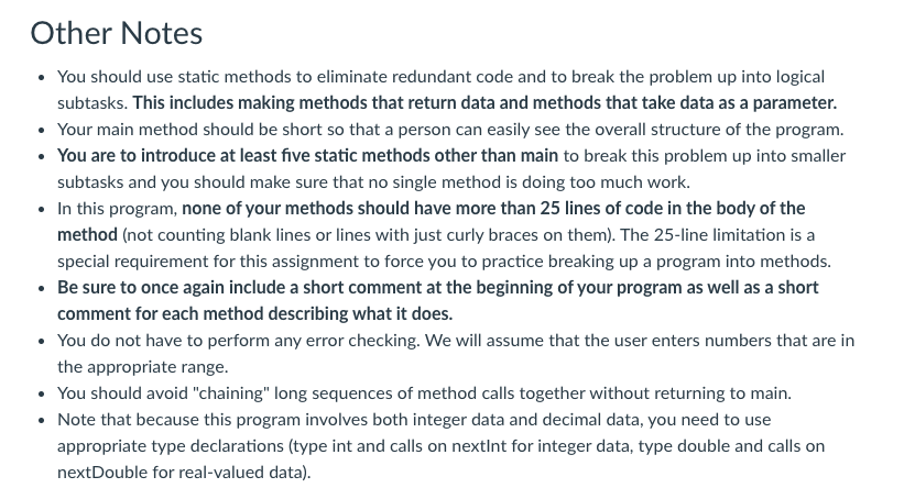 Your program will then calculate the date at which the user will