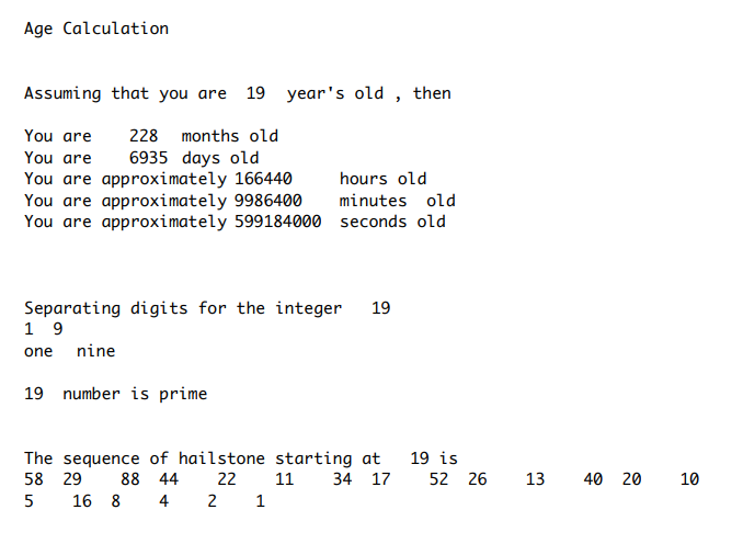 that the number represent number of pennies, The function computes the number