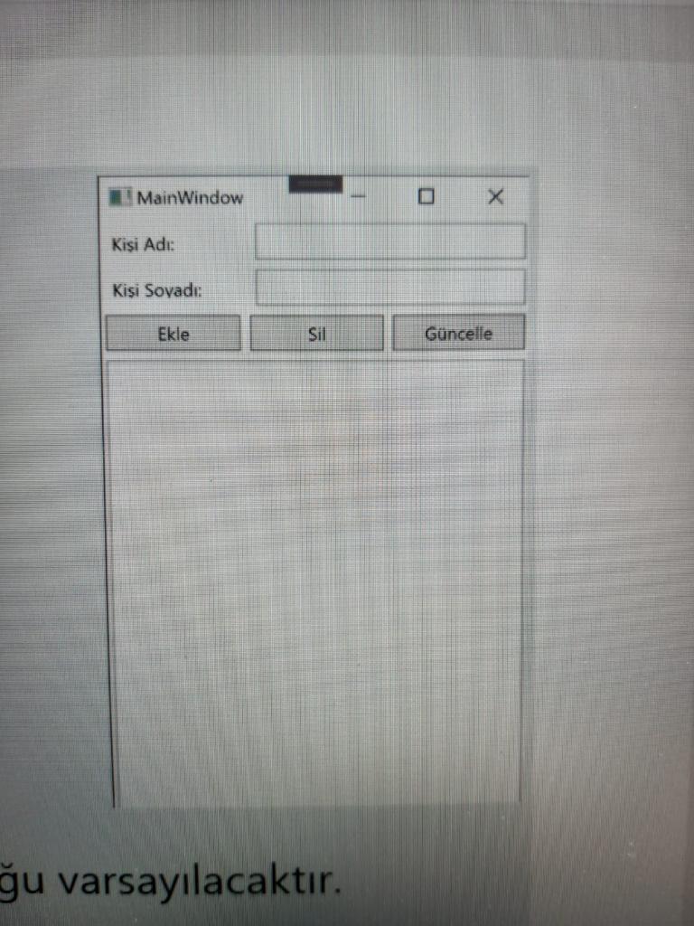 It will be assumed that there is a table named Contacts in