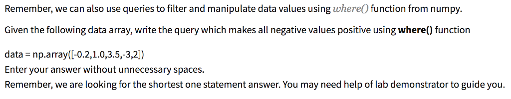 Python Problem Remember, we can also use queries to filter and manipulate