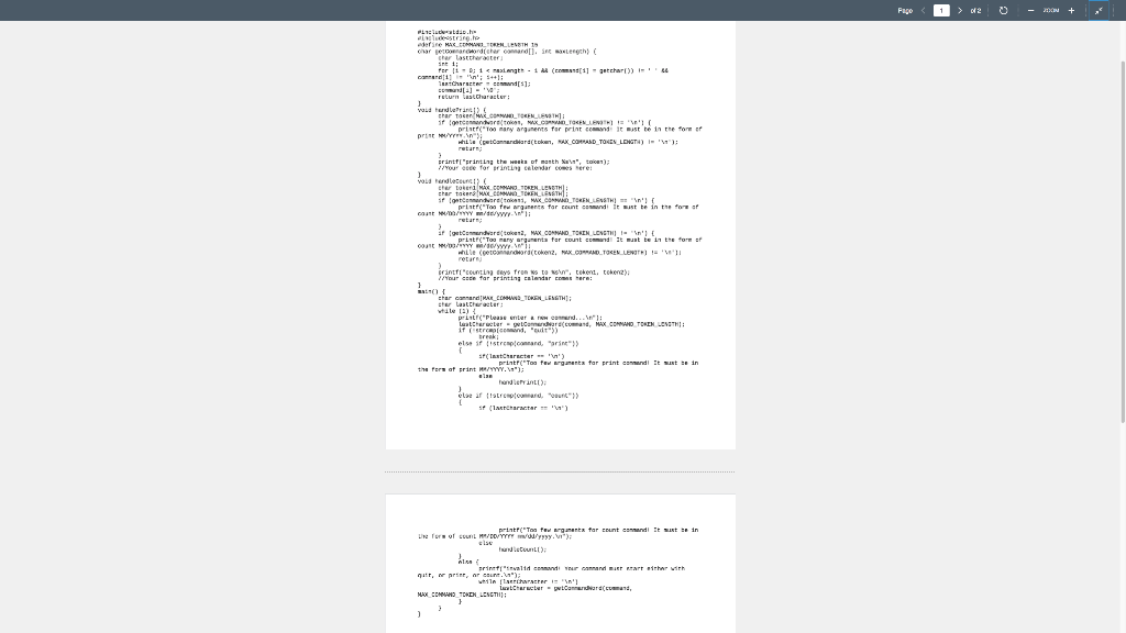 COP-4338 System Programming Programming Assignment 2: Intro to C Programming FIU School