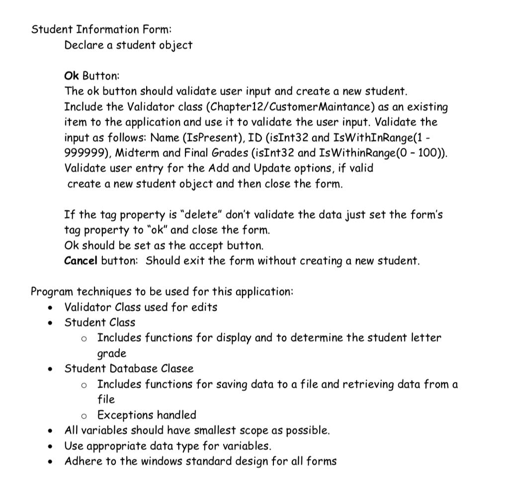 Control Box property is set to false C03 will be a student