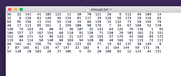 Kevin Wayne In 1787, Wolfgang Amadeus Mozart created a dice game (Mozart's