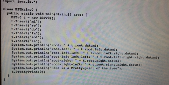 which calls a recursive "Helper method. Your job is to complete the
