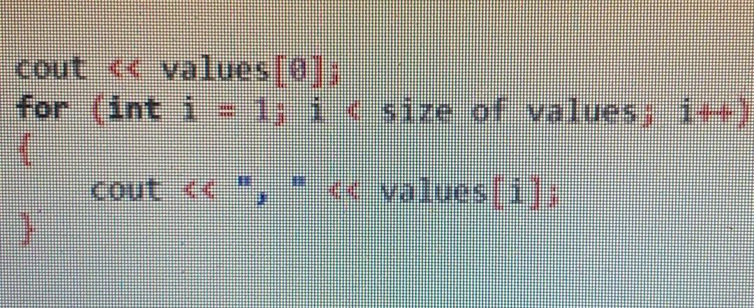 Based on the program statement , state the fault of printing