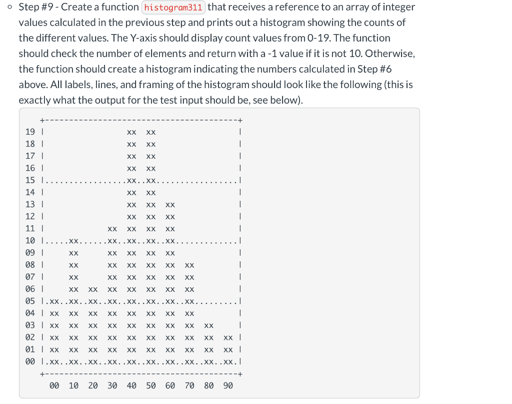 i_array[NUM_TEST_ELEMENTS], i; int hist_array[10]; /* Preamble inforamtion */ printf( "CMPSC311 - Assignment