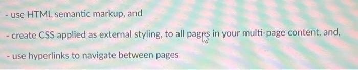  html using hyperlinks here is how it should look - use