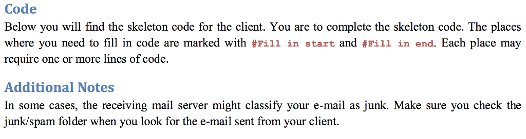 email to any recipient. Your client will need to connect to a