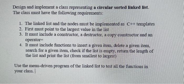 how to do project 1? (will like) Design and implement a class