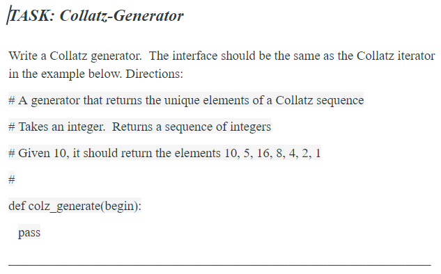 write clear comments throughout when coding this and make sure the code