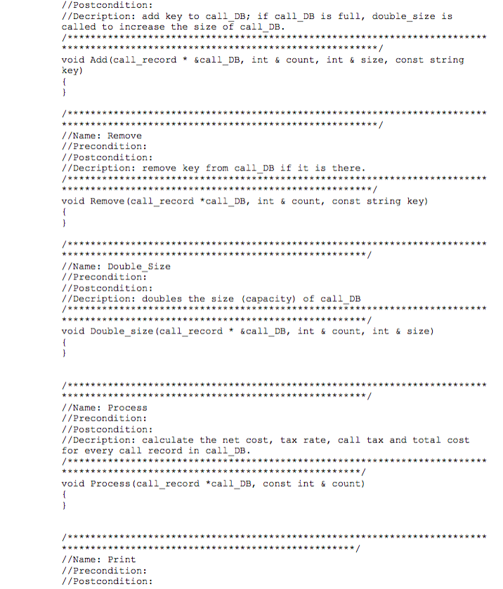 size which is the capacity of the array. Remember, count is the