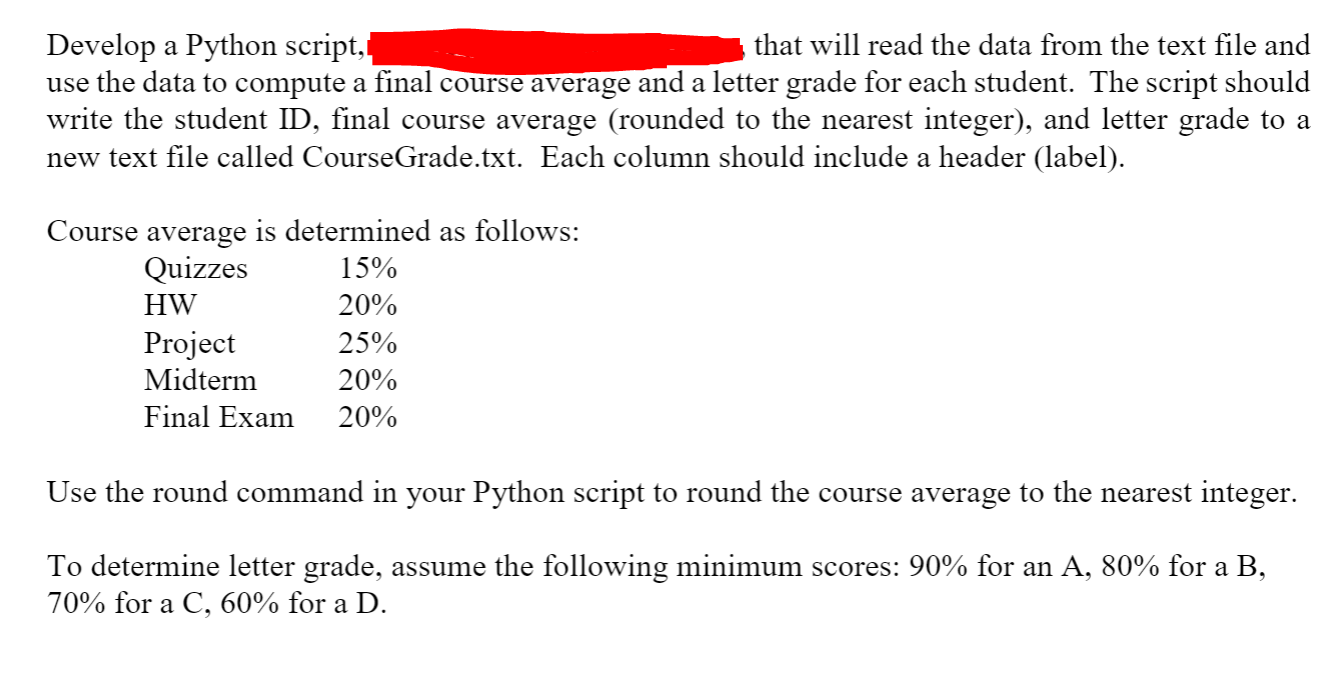 I am not sure how to create this python script, it involves