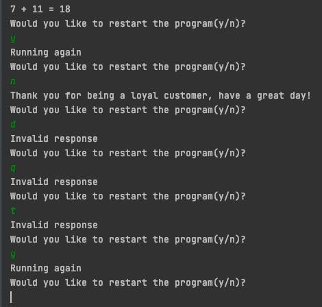 (bear in mind we're not allowed to use break/continue statements). I need