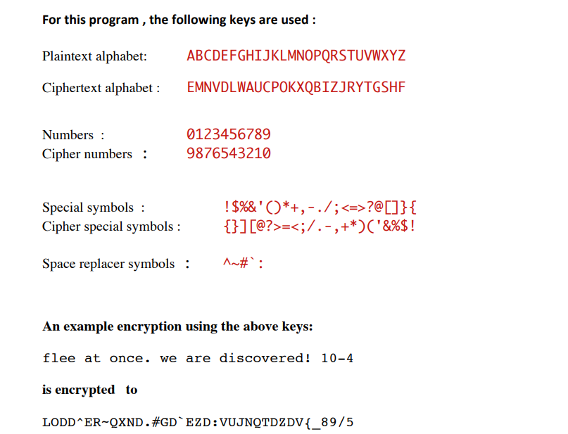 (eFile.txt). The text files does contain small letters, capital letter , numbers