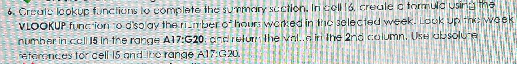  Create lookup function to compCreate lookup functions to complete the summary