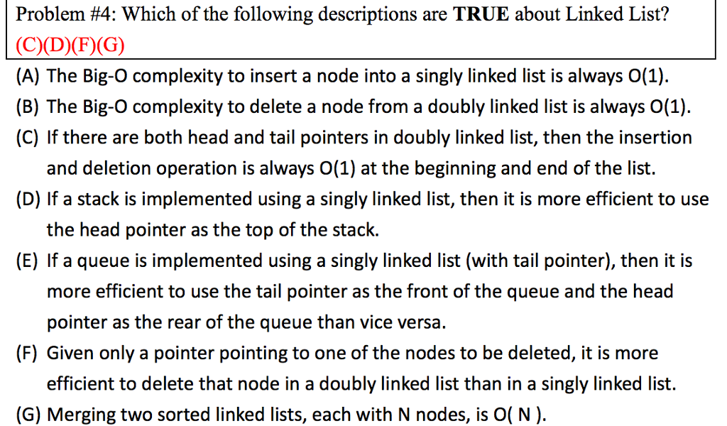 Can someone explain why DEFG was correct or wrong? It is C++