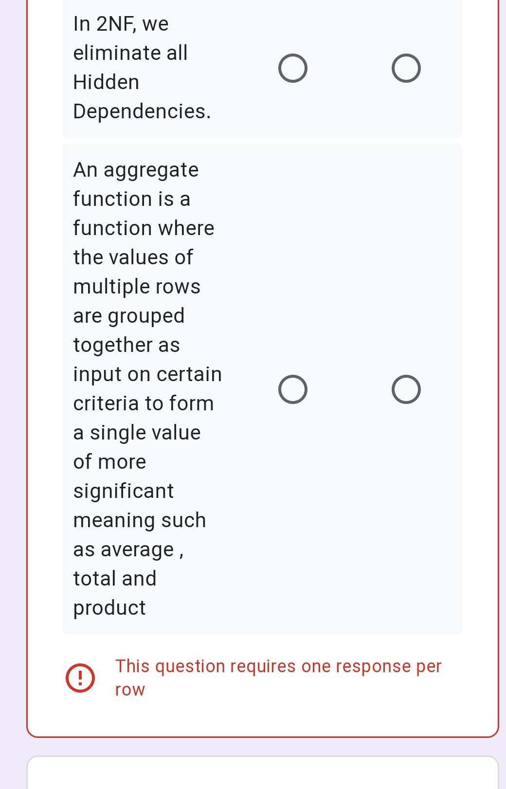 table can be in 3NF, even if it is not in 1NF.