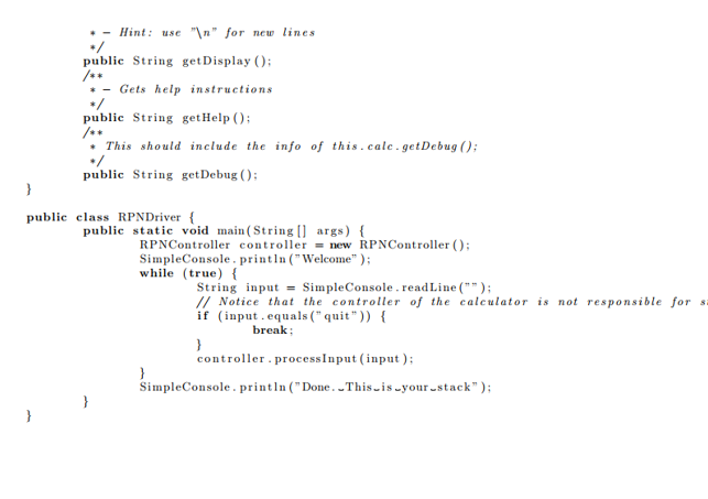 operator is between the operands There is also prefix notation, where the