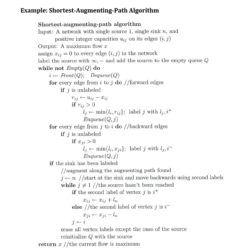 Could you help me with problem 1? thanks. Input: A network with