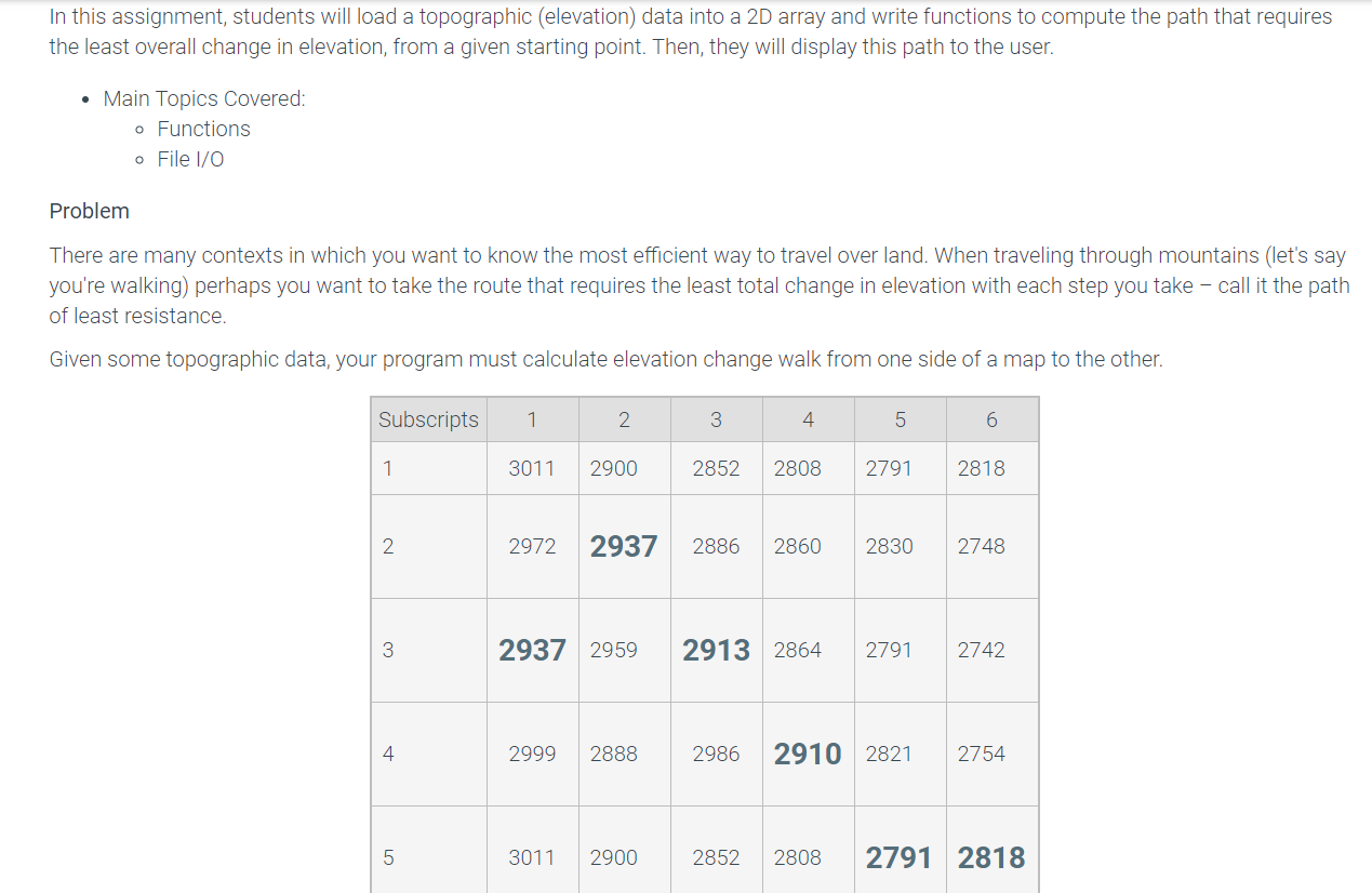  ***PLEASE DO IT IN C++*** ***EDIT**** THIS IS THE INPUT THIS
