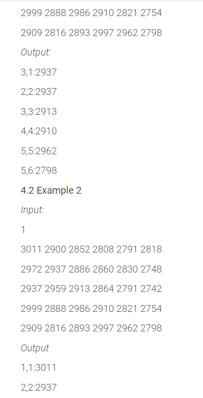 a topographic (elevation) data into a 2D array and write functions to