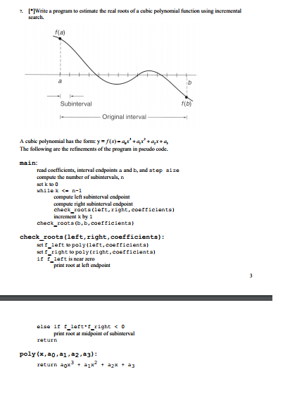 How to write a C programme for this? 7. [lWrite a program