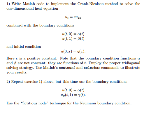 I need help with my MATLAB code to answer question (2) on